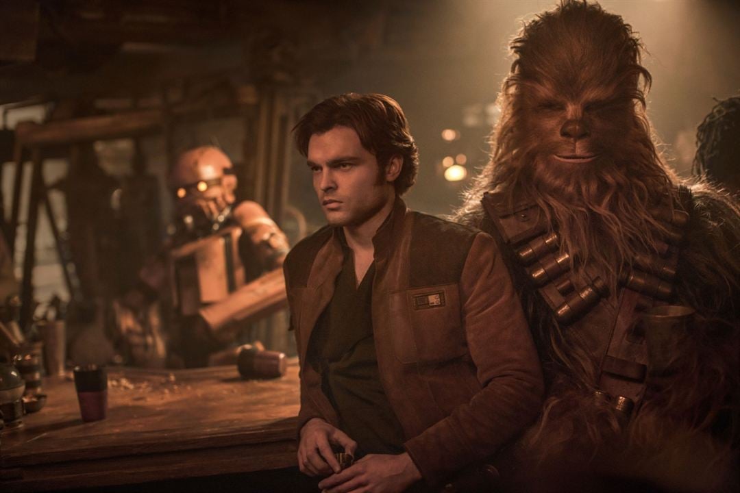 Han Solo: Bir Star Wars Hikayesi : Fotoğraf Alden Ehrenreich, Joonas Suotamo