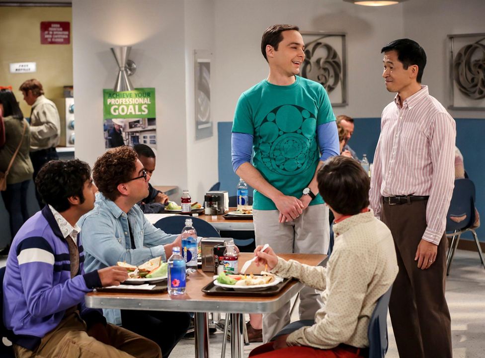 The Big Bang Theory : Afiş Johnny Galecki, Jim Parsons, Kunal Nayyar, Simon Helberg