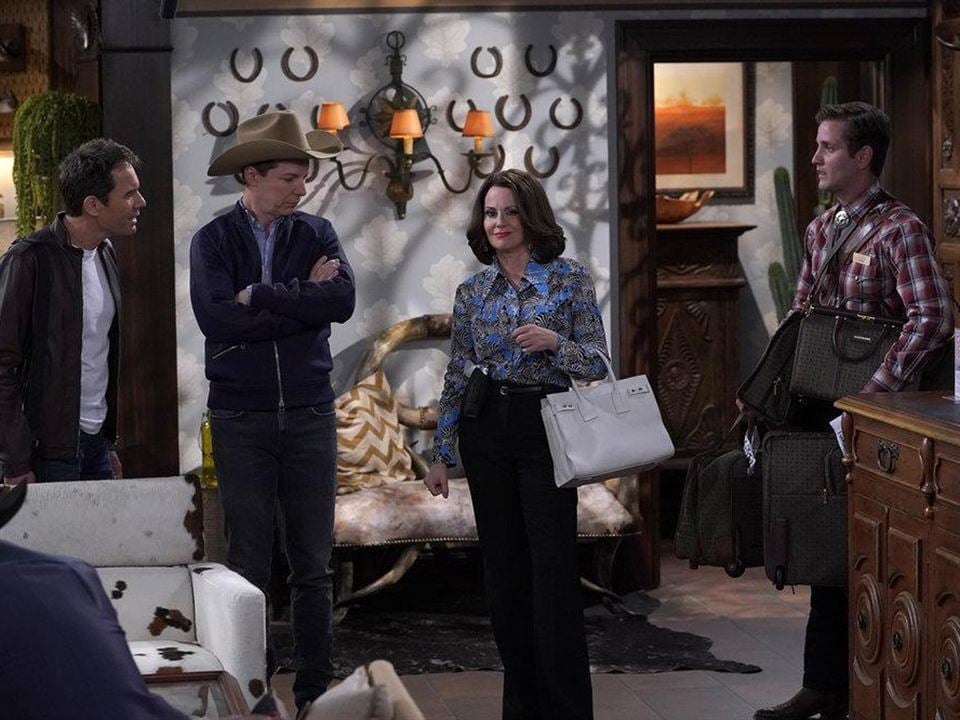 Fotoğraf Eric McCormack, Megan Mullally, Sean Hayes