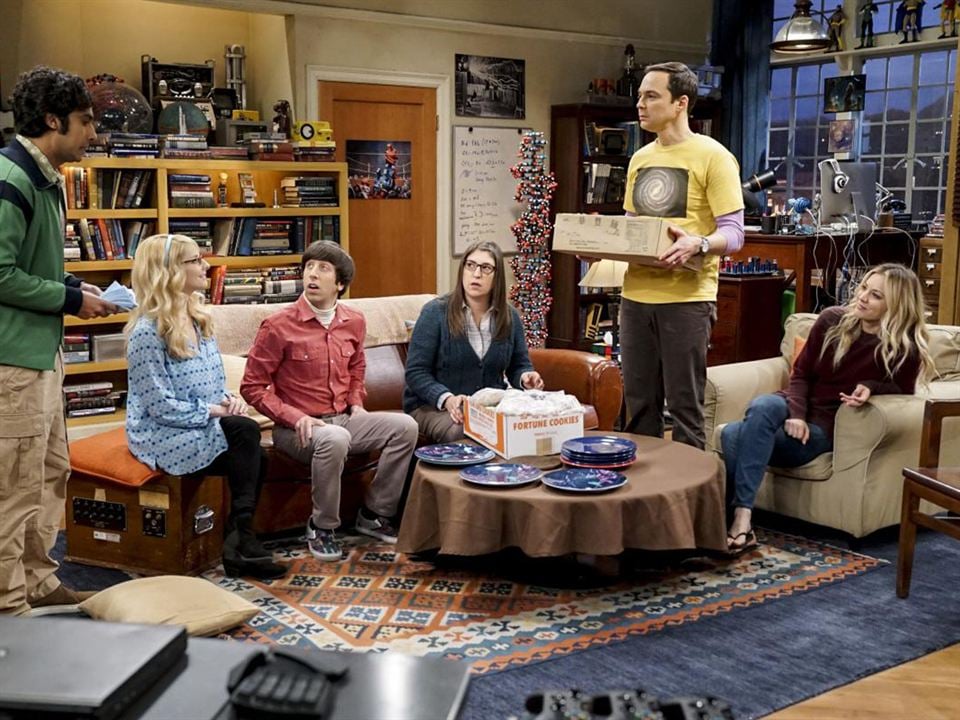 The Big Bang Theory : Fotoğraf Melissa Rauch, Jim Parsons, Kunal Nayyar, Kaley Cuoco, Simon Helberg, Mayim Bialik