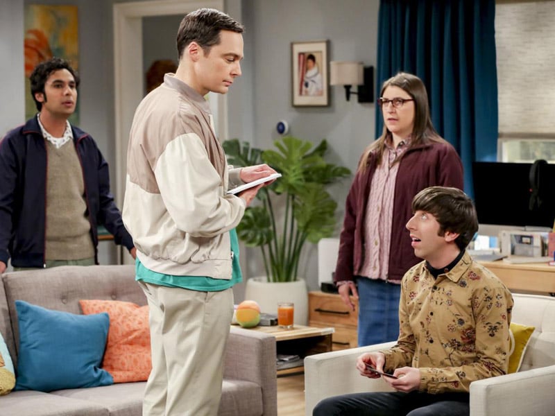The Big Bang Theory : Fotoğraf Simon Helberg, Mayim Bialik, Jim Parsons, Kunal Nayyar