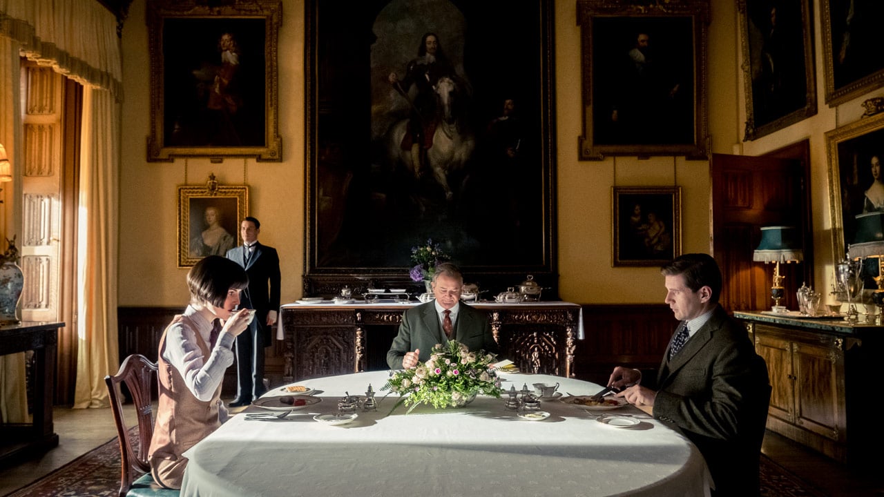 Downton Abbey : Fotoğraf Michelle Dockery, Hugh Bonneville, Allen Leech