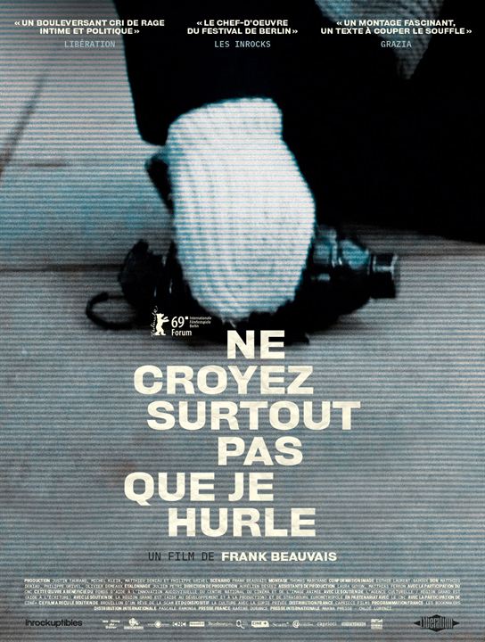 Ne croyez surtout pas que je hurle : Afiş