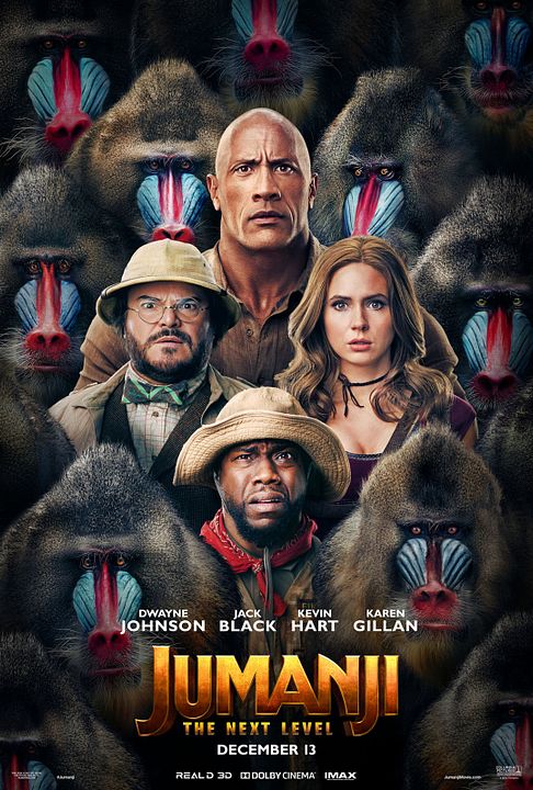 Jumanji: Yeni Seviye : Afiş