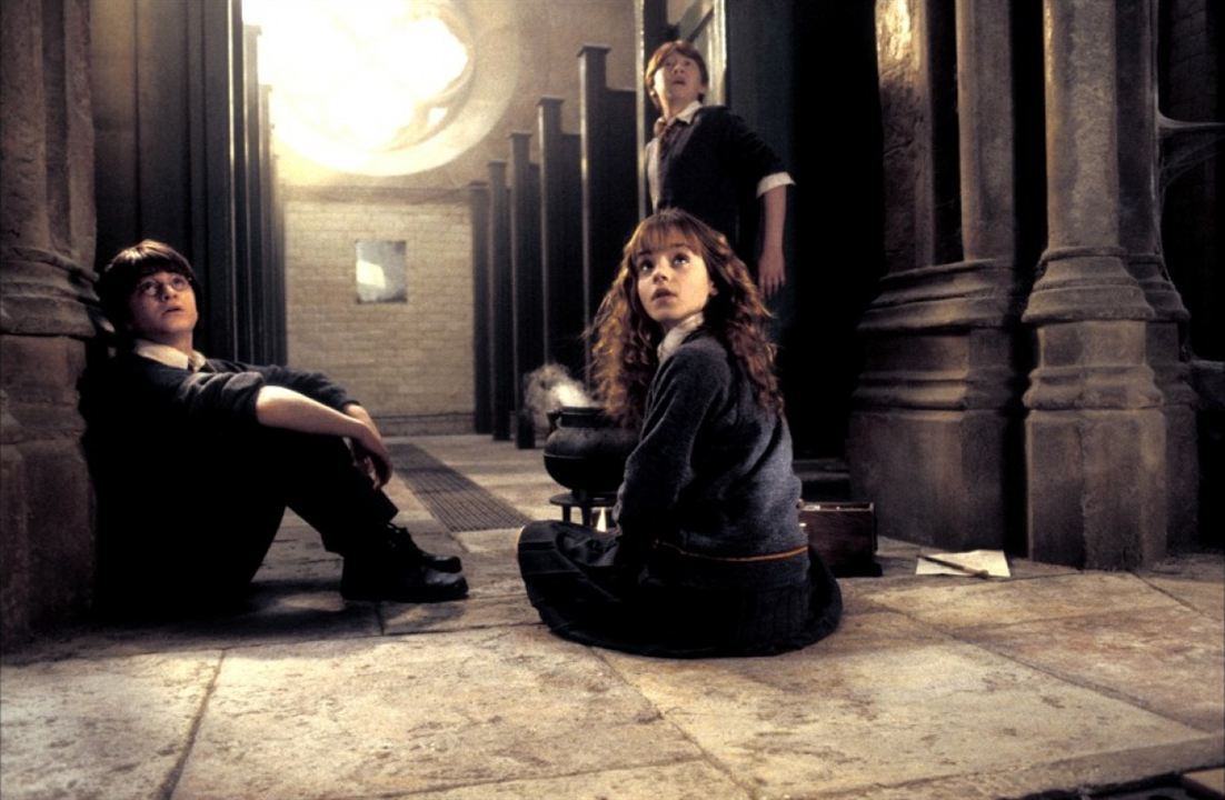 Harry Potter ve Sırlar Odası : Fotoğraf Daniel Radcliffe, Emma Watson, Rupert Grint
