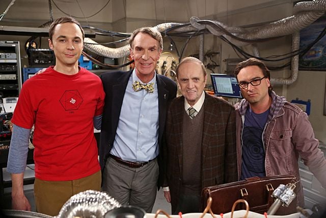 Fotoğraf Bob Newhart, Jim Parsons, Johnny Galecki