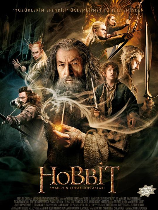 Hobbit: Smaug'un Çorak Toprakları : Afiş