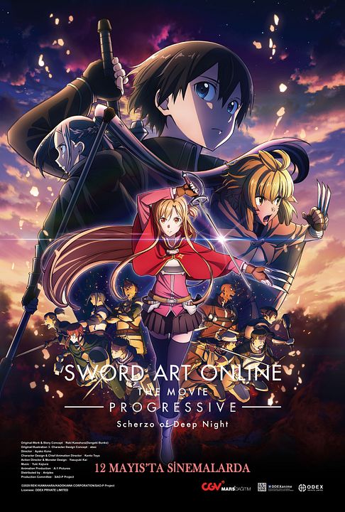 Gekijō-ban Sword Art Online: Progressive Kuraki Yūyami no Scherzo : Afiş