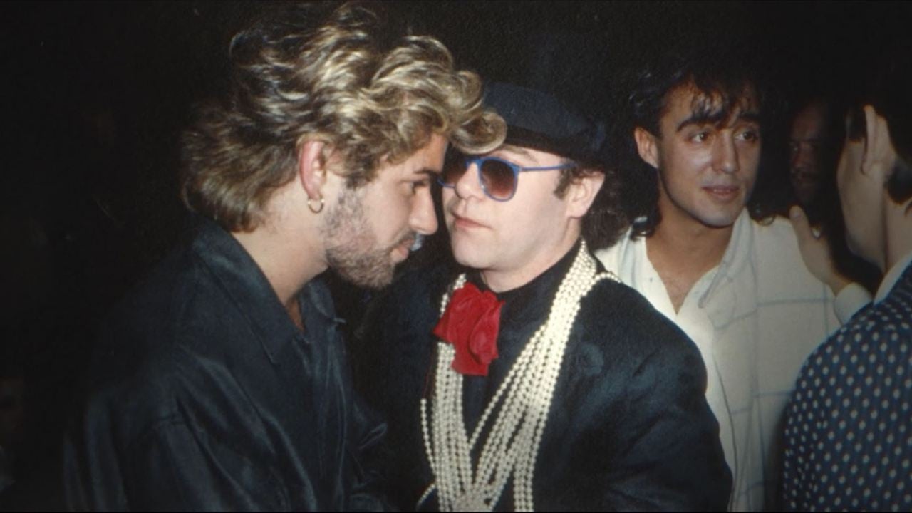 Wham! : Fotoğraf Elton John, George Michael, Andrew Ridgeley