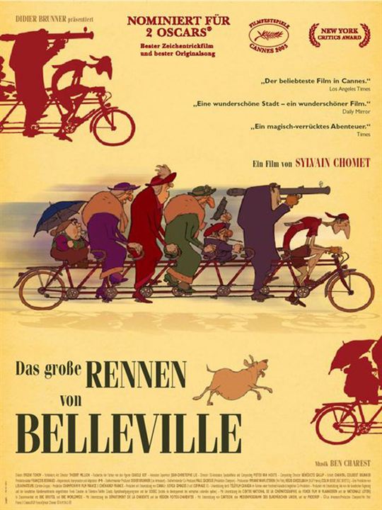 Belleville’de Randevu : Afiş