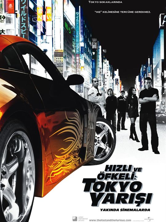 Hızlı ve Öfkeli: Tokyo Yarışı : Afiş