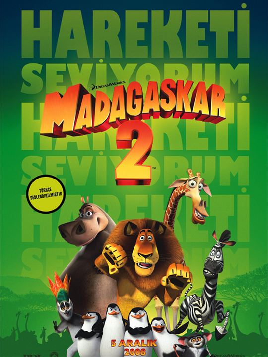 Madagaskar 2 : Afiş