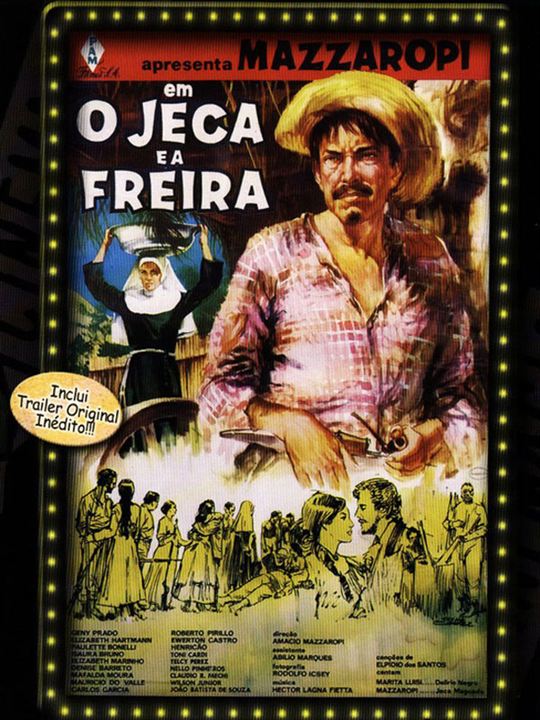 O Jeca e a Freira : Afiş