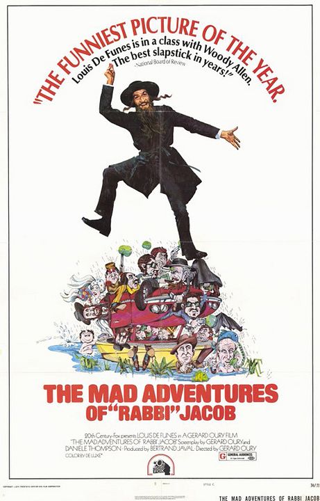 The Mad Adventures of Rabbi Jacob : Afiş