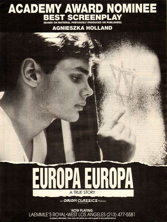 Europa Europa : Afiş